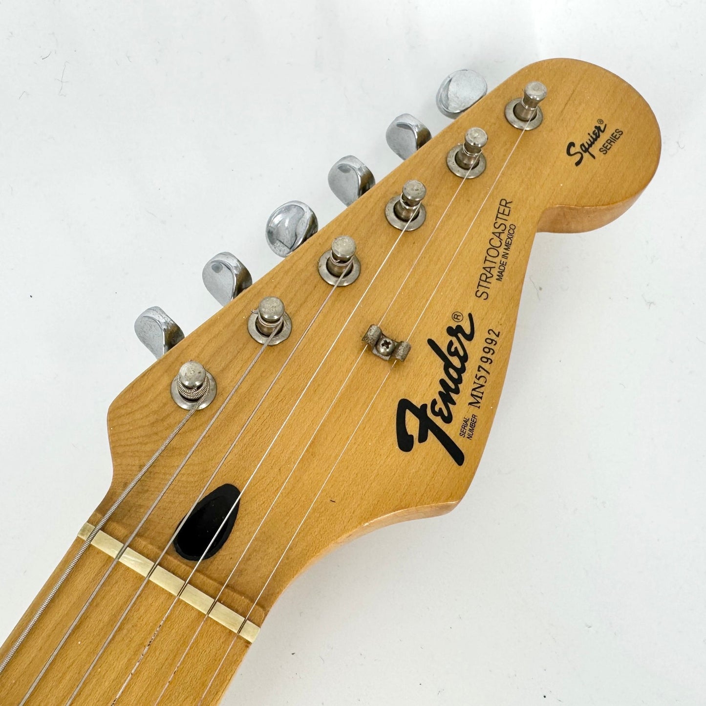 1995 Fender Squier Series Stratocaster – Black