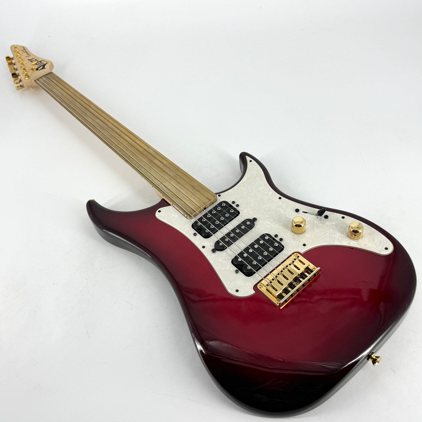 1999 Vigier Excalibur Surfreter Supra Fretless HSH - Red