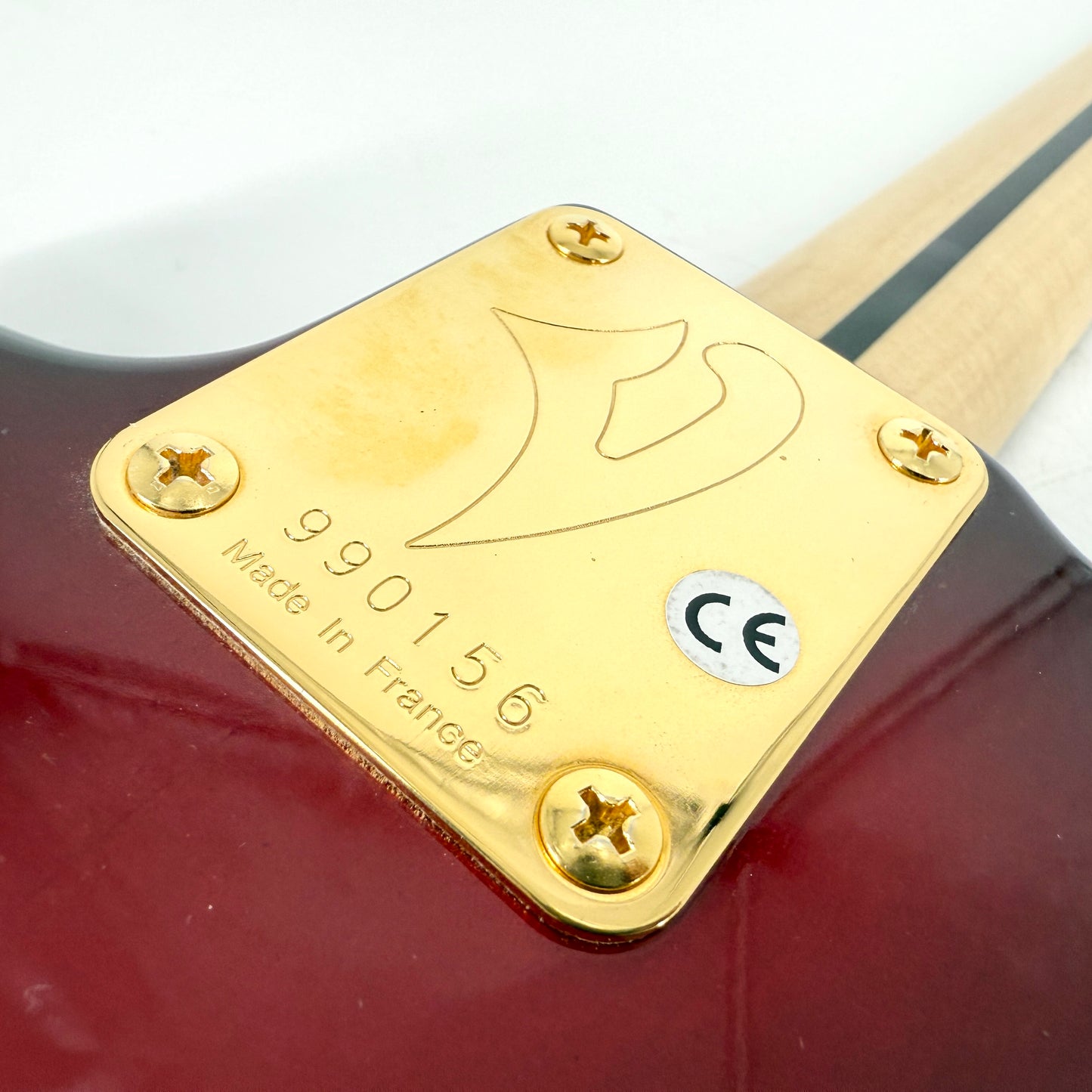 1999 Vigier Excalibur Surfreter Supra Fretless HSH - Red