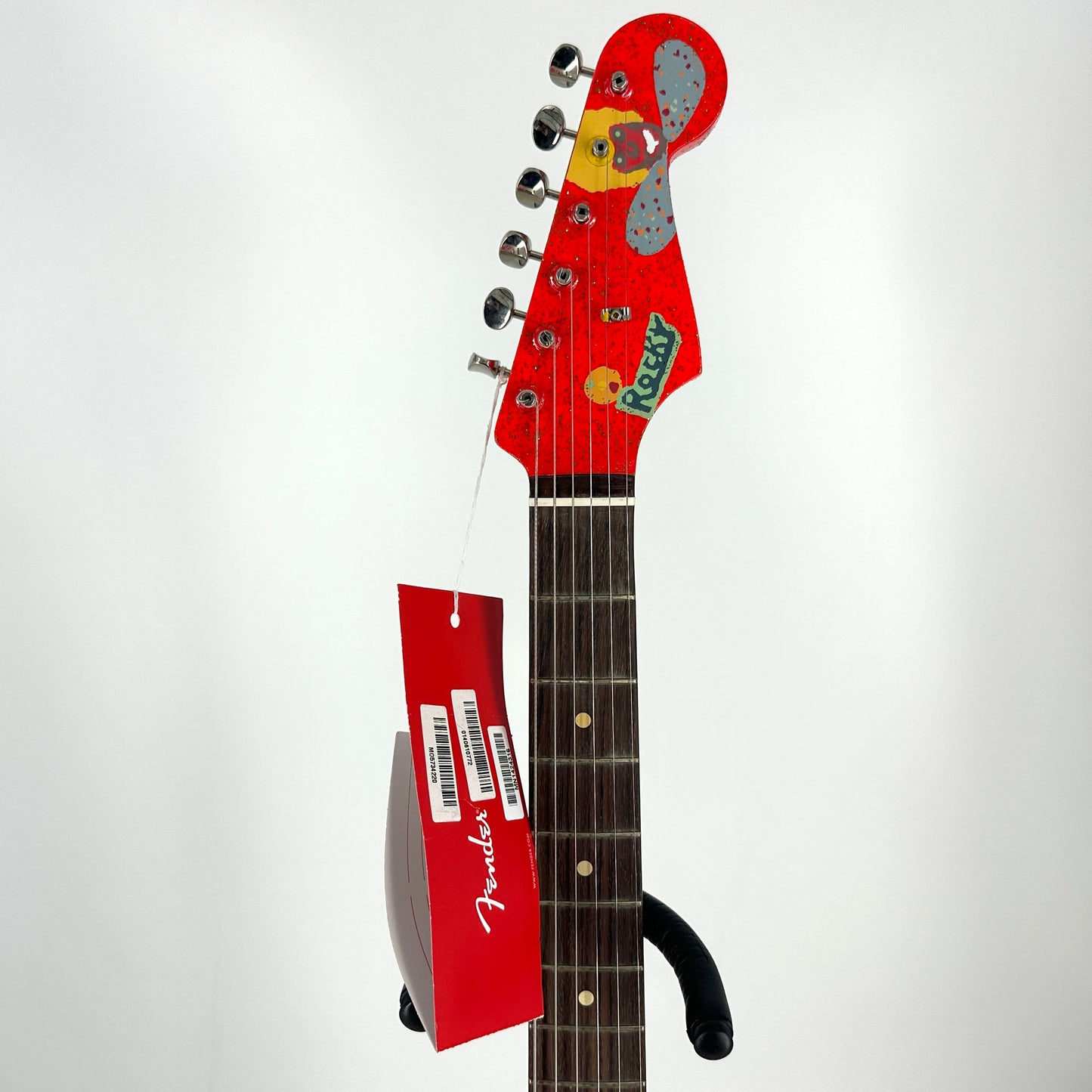 2022 Fender Artist Series George Harrison Rocky Stratocaster - Sonic Blue / Custom Art
