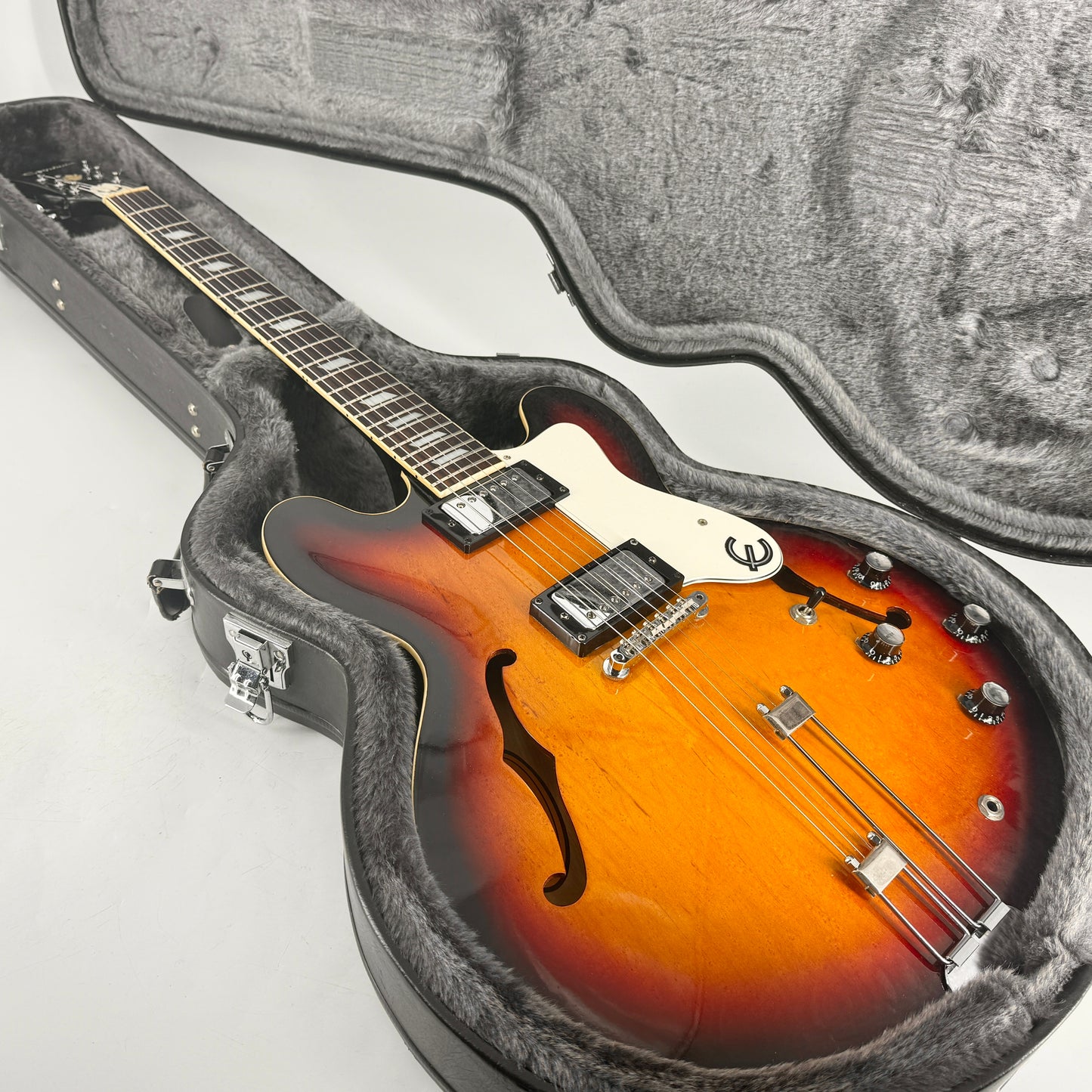 1996 Epiphone Riviera (Peerless Korea) - Vintage Sunburst