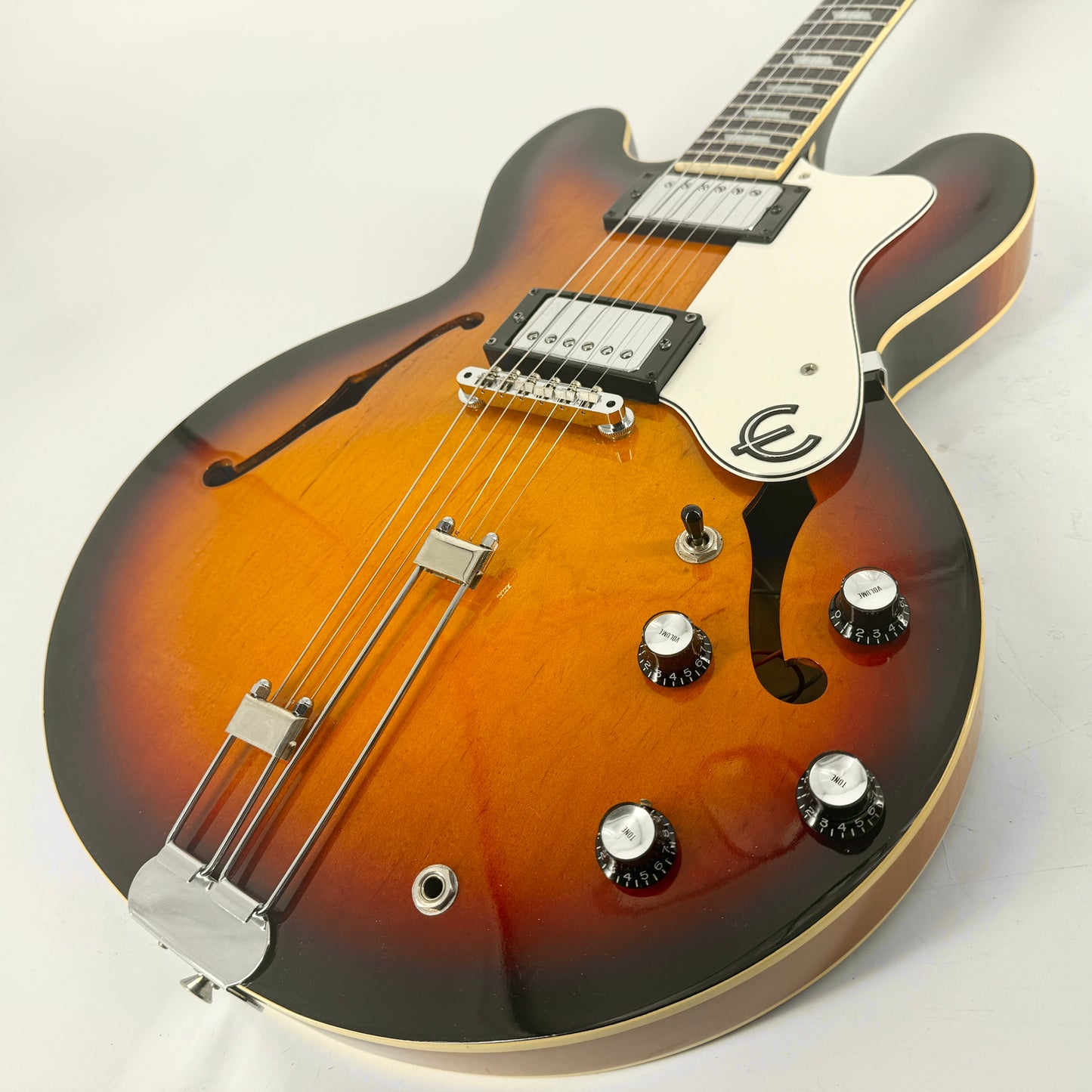 1996 Epiphone Riviera (Peerless Korea) - Vintage Sunburst