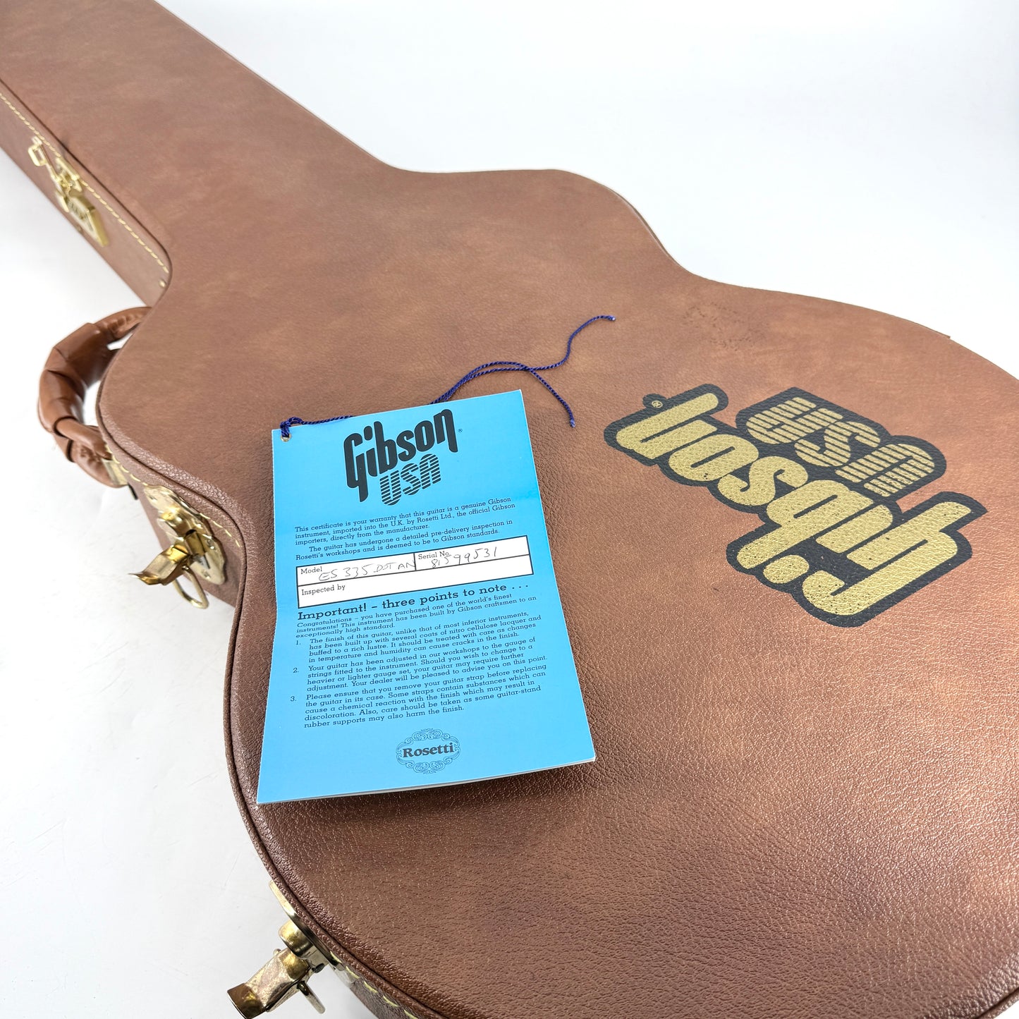 1989 Gibson ES-335 Dot - Natural