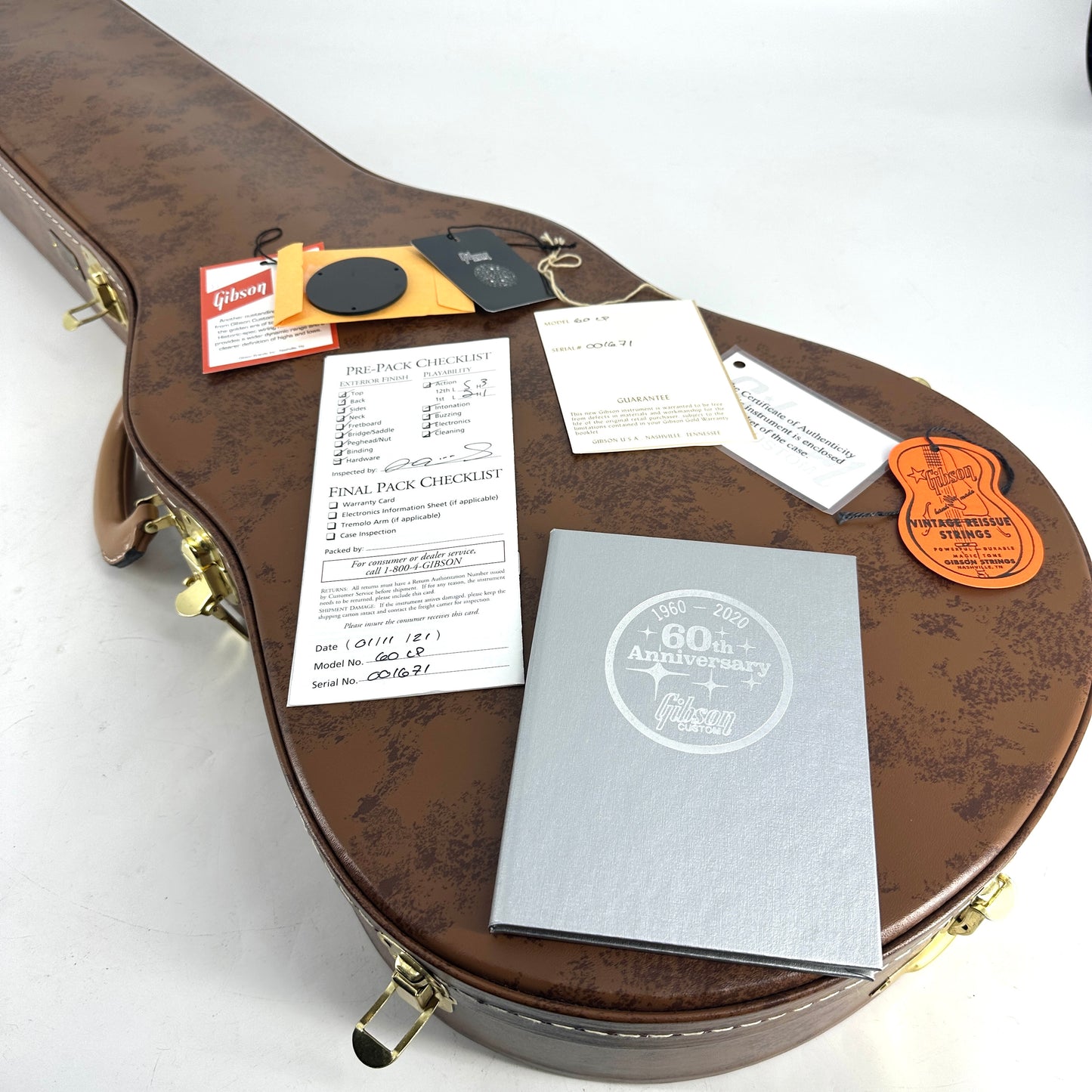 2021 Gibson Les Paul Custom Shop 60th Anniversary 1960 Reissue - R0 - Tomato Soup Burst