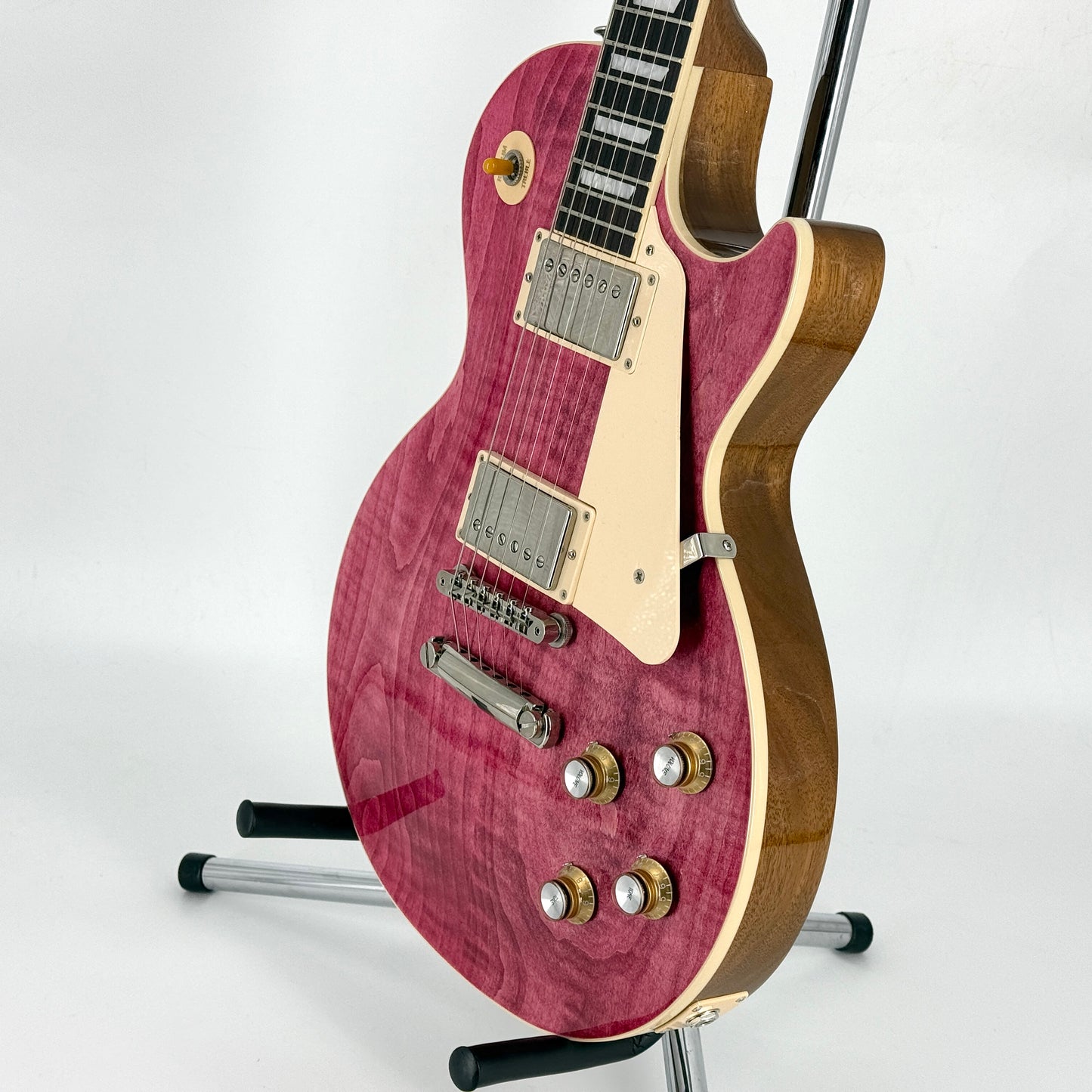 2023 Gibson Les Paul Standard 60’s Figured – Translucent Fuchsia