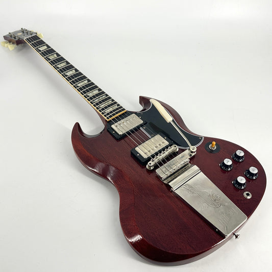 2022 Gibson Custom Murphy Lab 1964 SG Standard Reissue w/ Maestro - Cherry Red - Ultra Light Aged