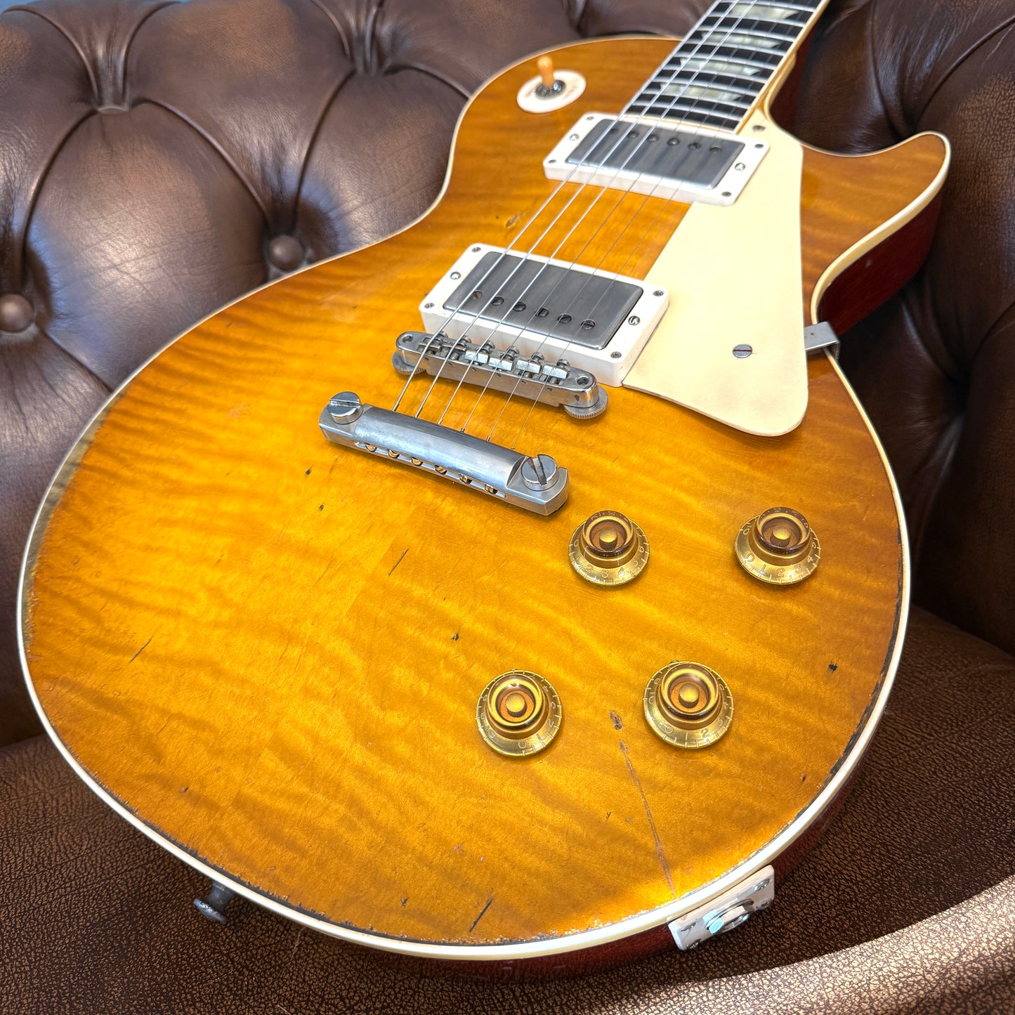 2023 Gibson Custom Murphy Lab 1959 Les Paul Ultra Heavy Aged 59 R9 - Lemon Burst