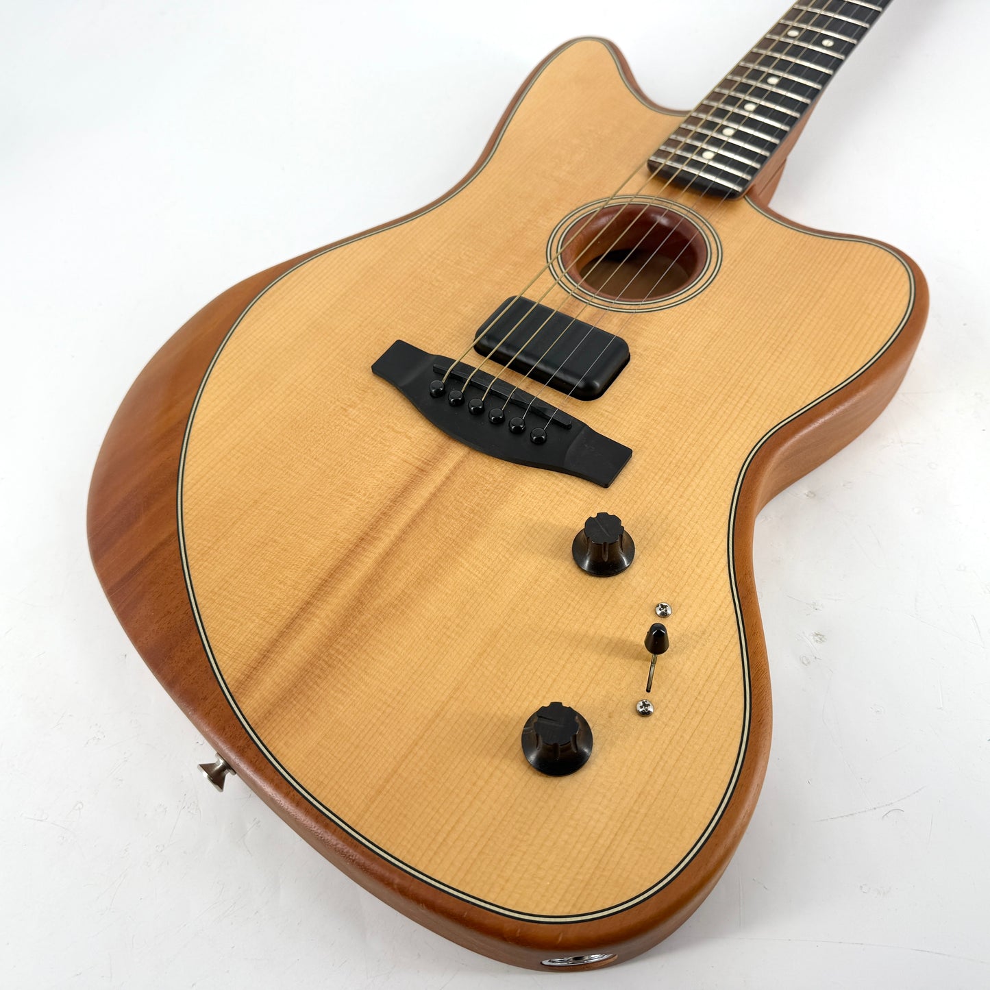 2021 Fender American Acoustasonic Jazzmaster - Natural