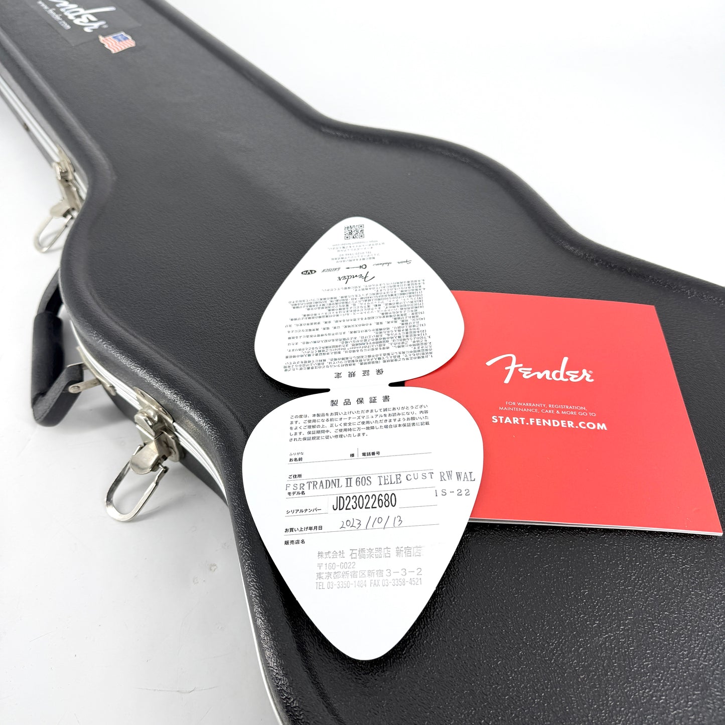 2023 Fender FSR Japan Traditional II 60's Telecaster Custom - Walnut
