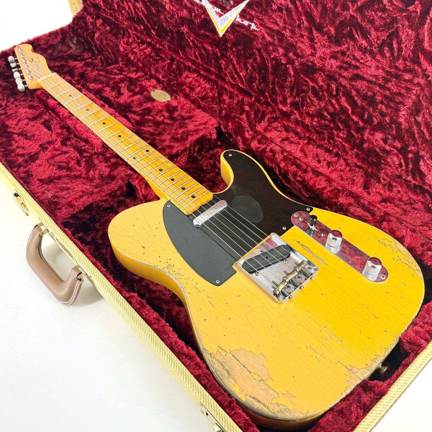 2019 Fender Custom Shop ’52 Heavy Relic Telecaster – Butterscotch Blonde