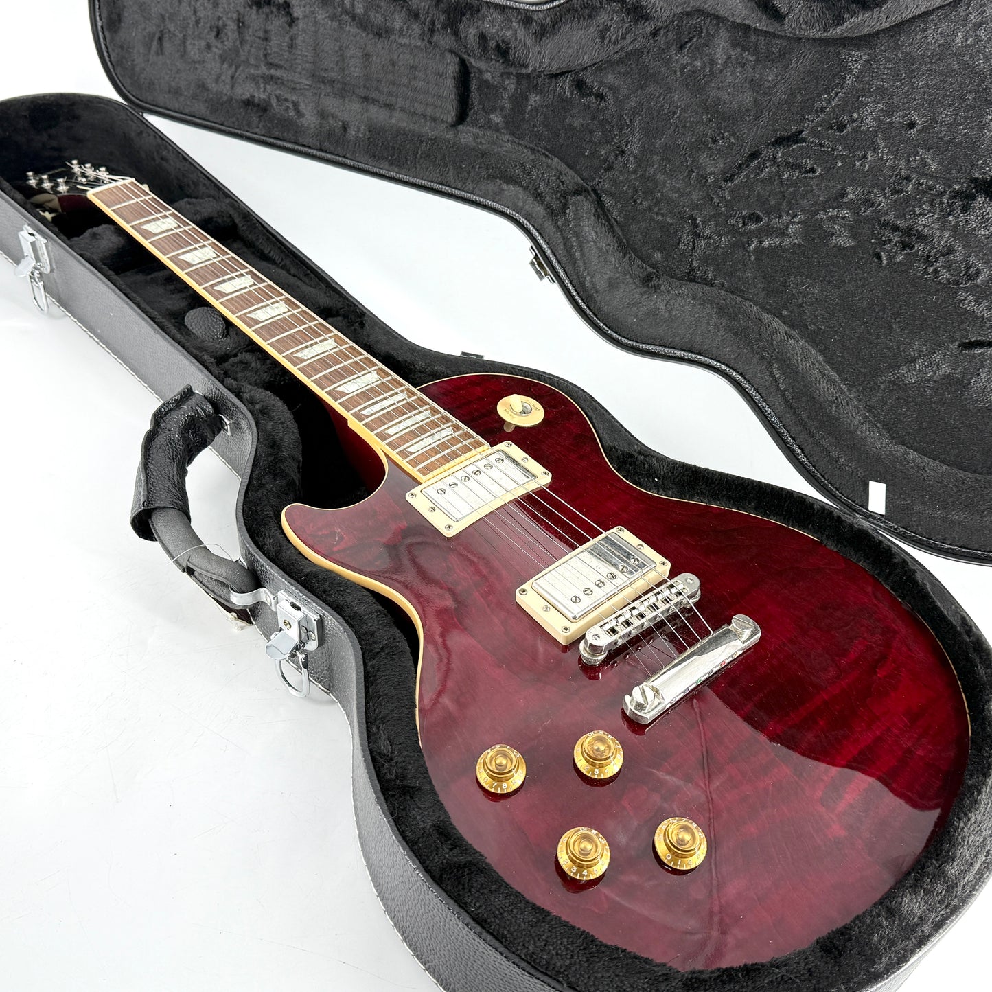 2004 Gibson Les Paul Standard Left Handed – Wine Red