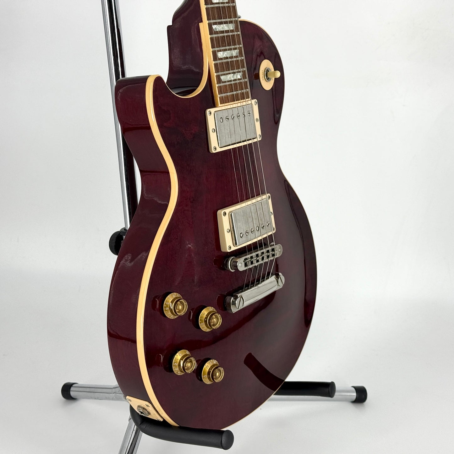 2004 Gibson Les Paul Standard Left Handed – Wine Red