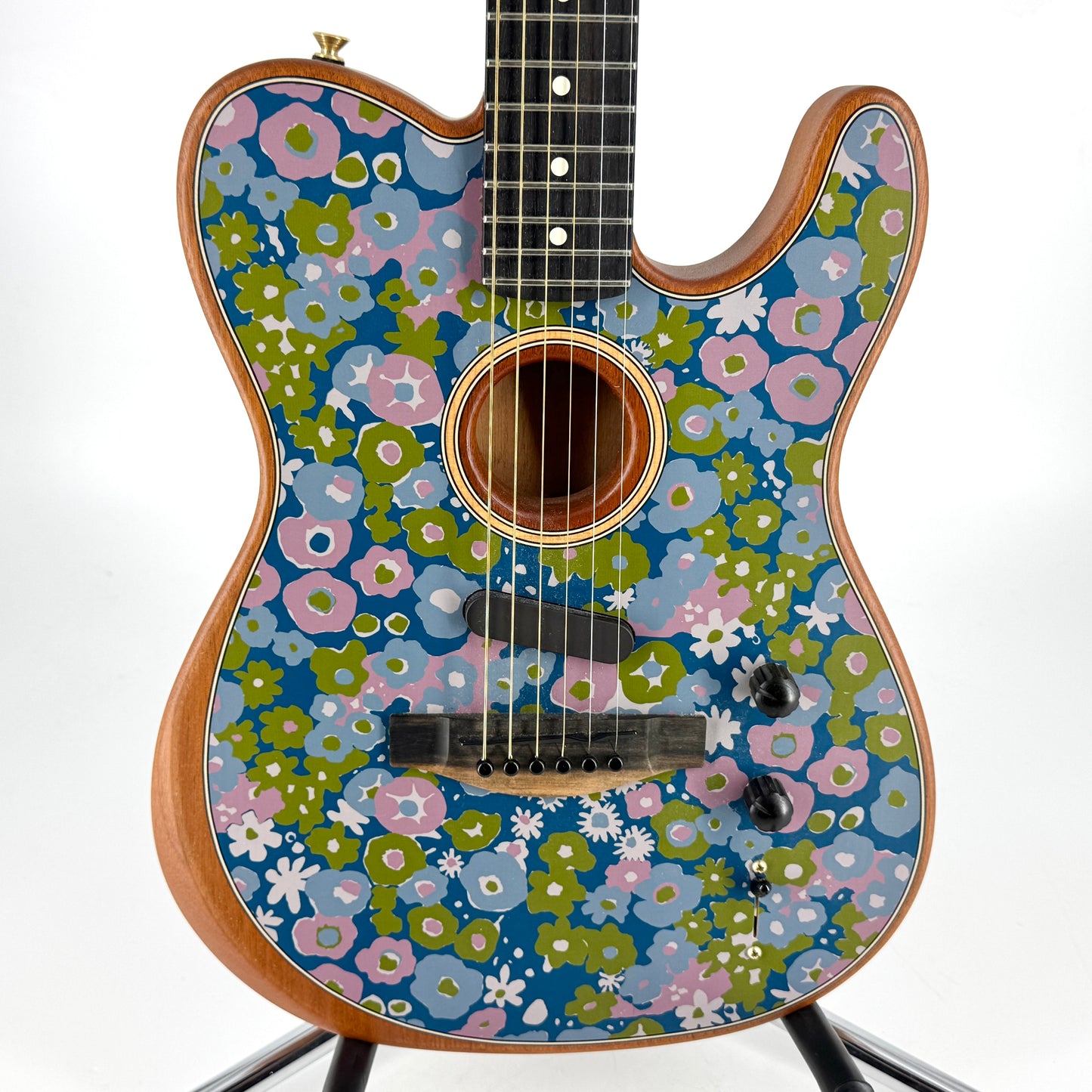 2022 Fender FSR American Acoustasonic Limited Edition Telecaster - Blue Flower