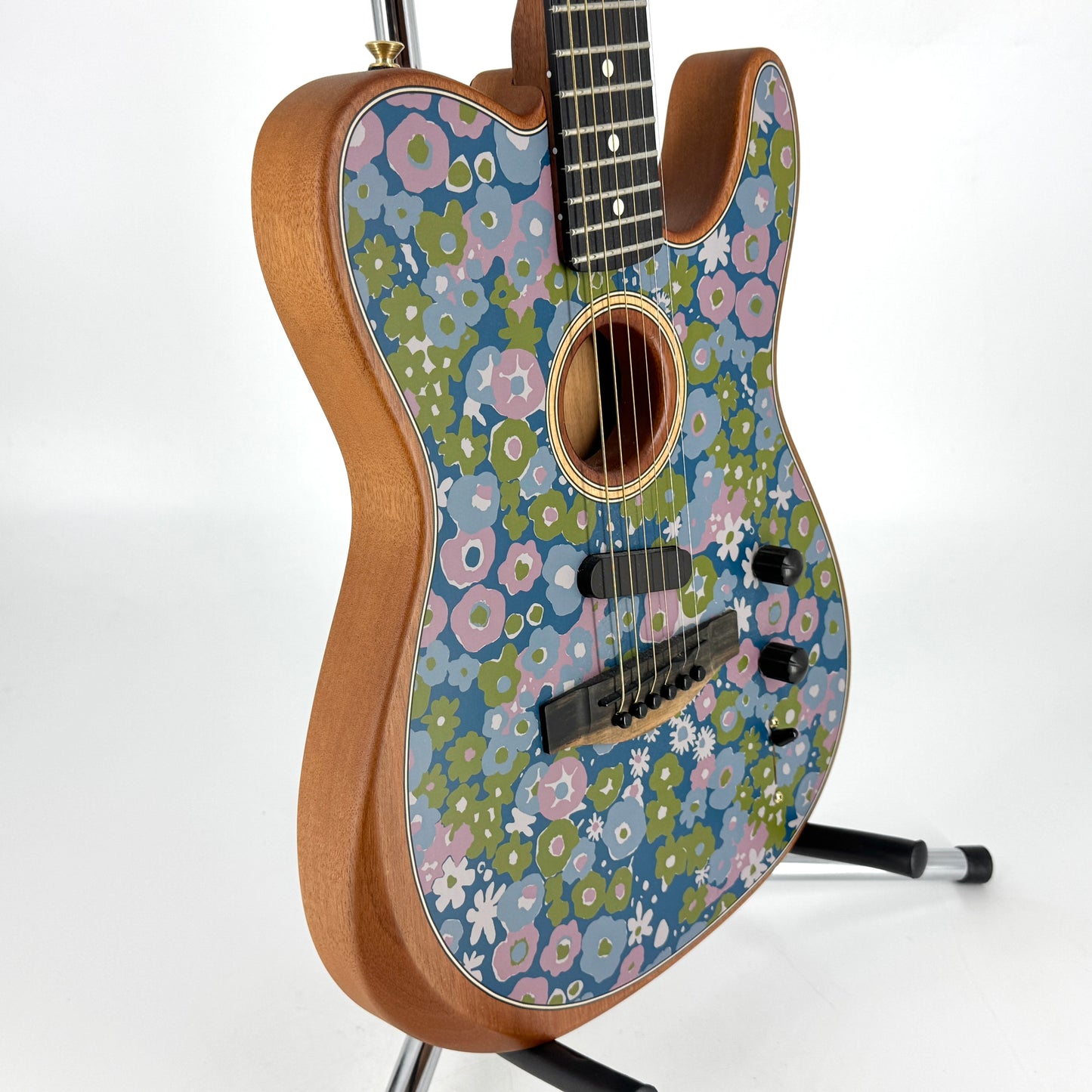 2022 Fender FSR American Acoustasonic Limited Edition Telecaster - Blue Flower