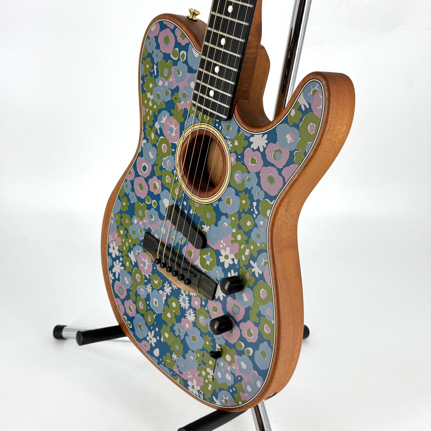 2022 Fender FSR American Acoustasonic Limited Edition Telecaster - Blue Flower