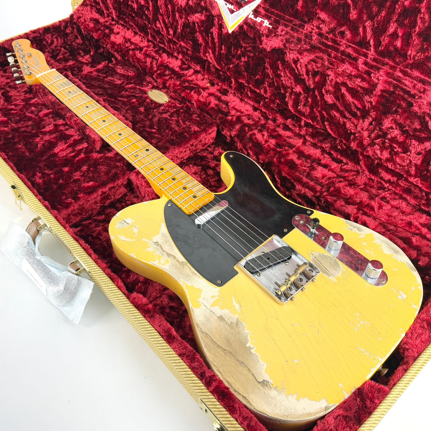 2021 Fender Custom Shop ’51 Super Heavy Relic Telecaster – Nocaster Blonde