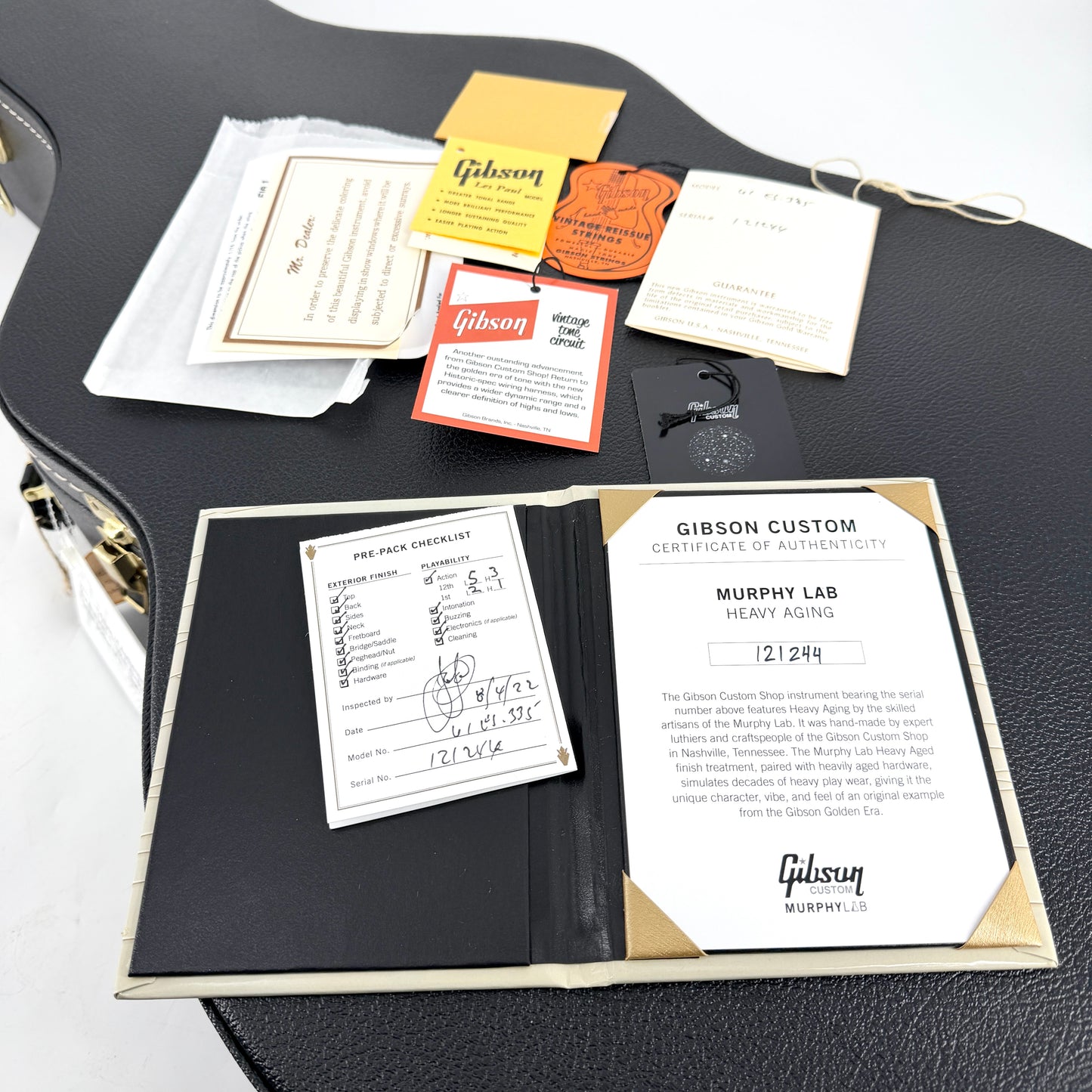 2022 Gibson Custom Murphy Lab 1961 ES-335 Heavy Aged - 60s Cherry