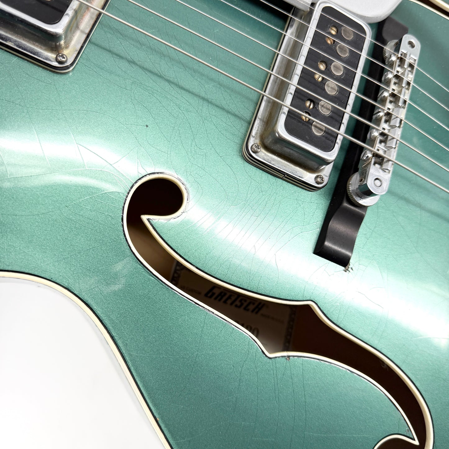 2021 Gretsch Custom Shop G6120 Masterbuilt Stephen Stern - Aged Sherwood Green Metallic