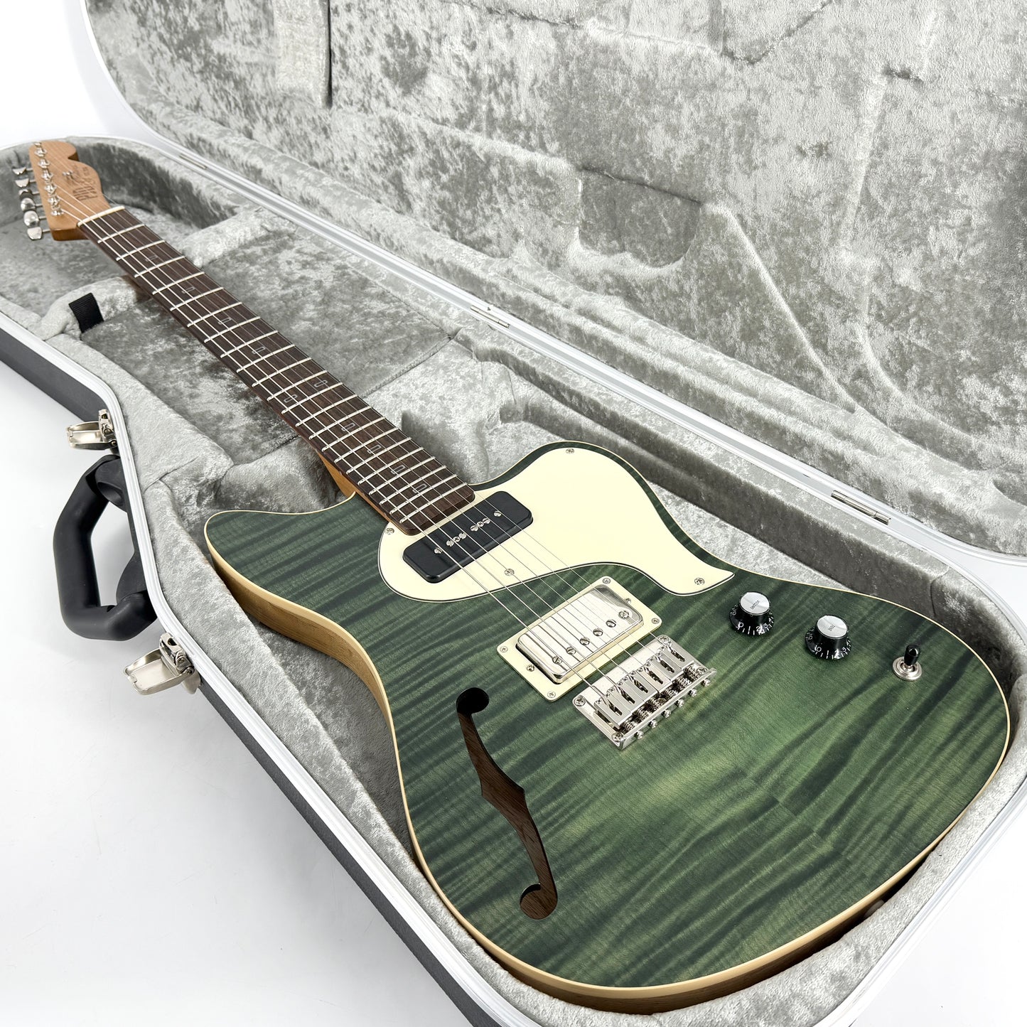2022 PJD Guitars St John Elite - Forest Green Burst
