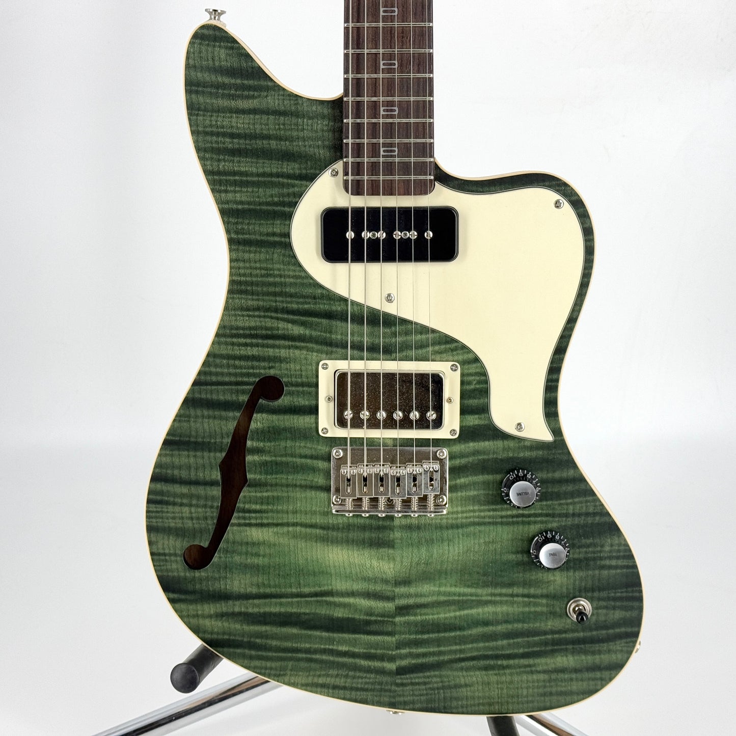 2022 PJD Guitars St John Elite - Forest Green Burst