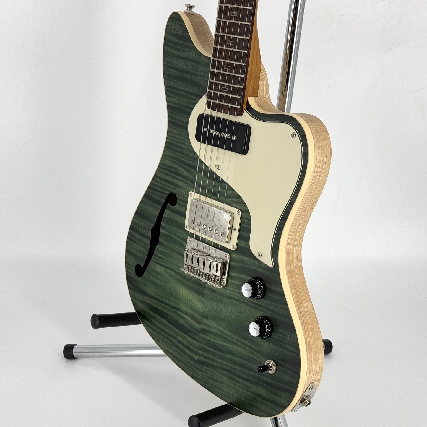 2022 PJD Guitars St John Elite - Forest Green Burst