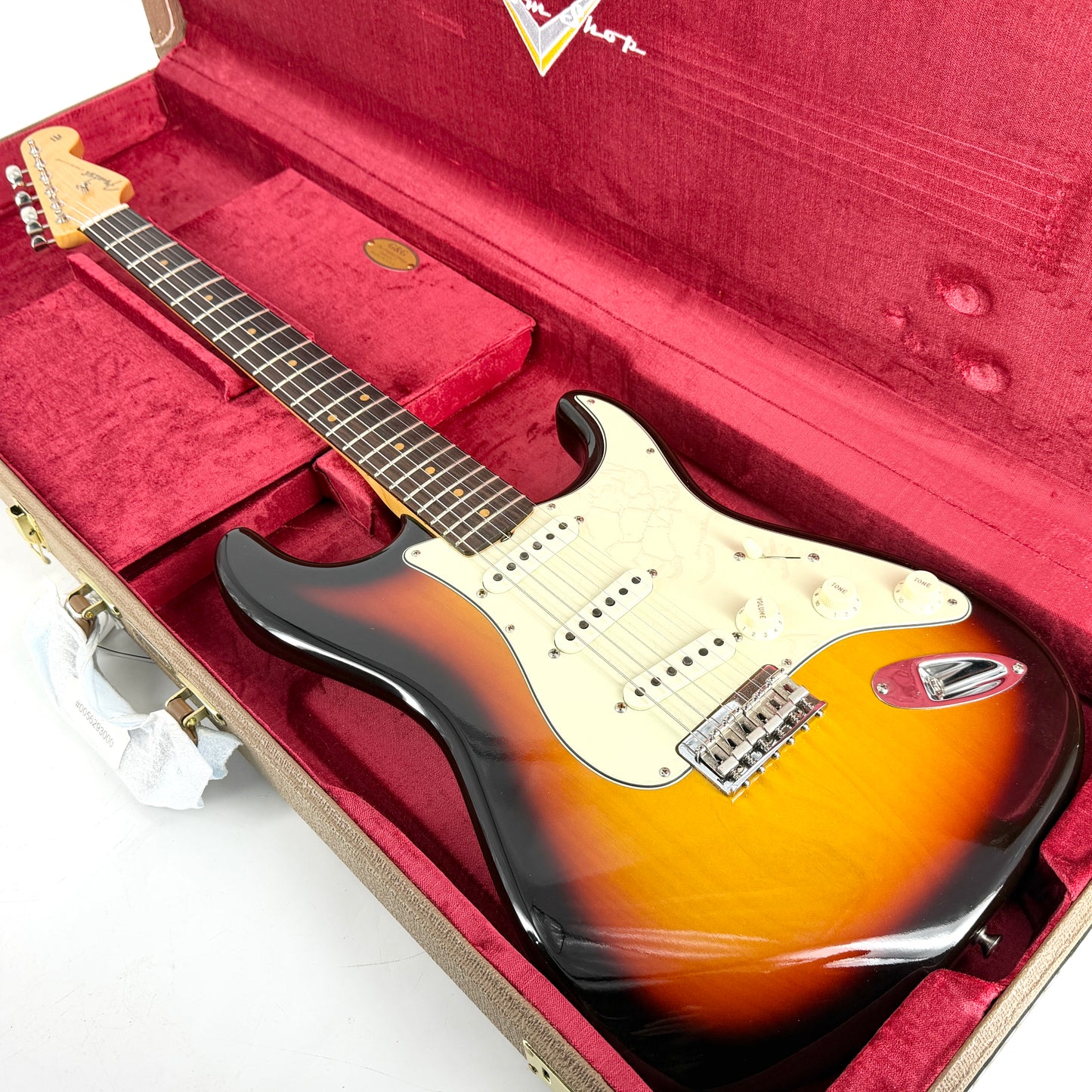 2024 Fender Custom Shop Vintage Custom ’59 Stratocaster NOS – Chocolate 3 Tone Sunburst