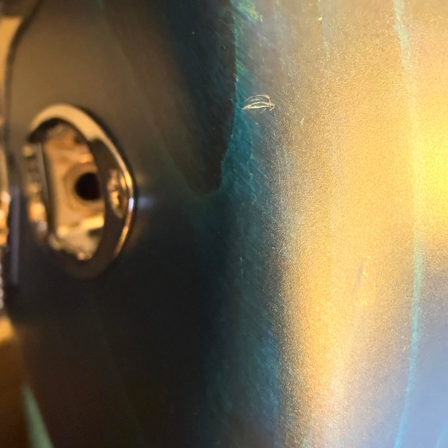 2015 Fender Custom Shop Jason Smith Masterbuilt 1960 HSS Stratocaster NOS - Translucent Turquoise & Black Grain