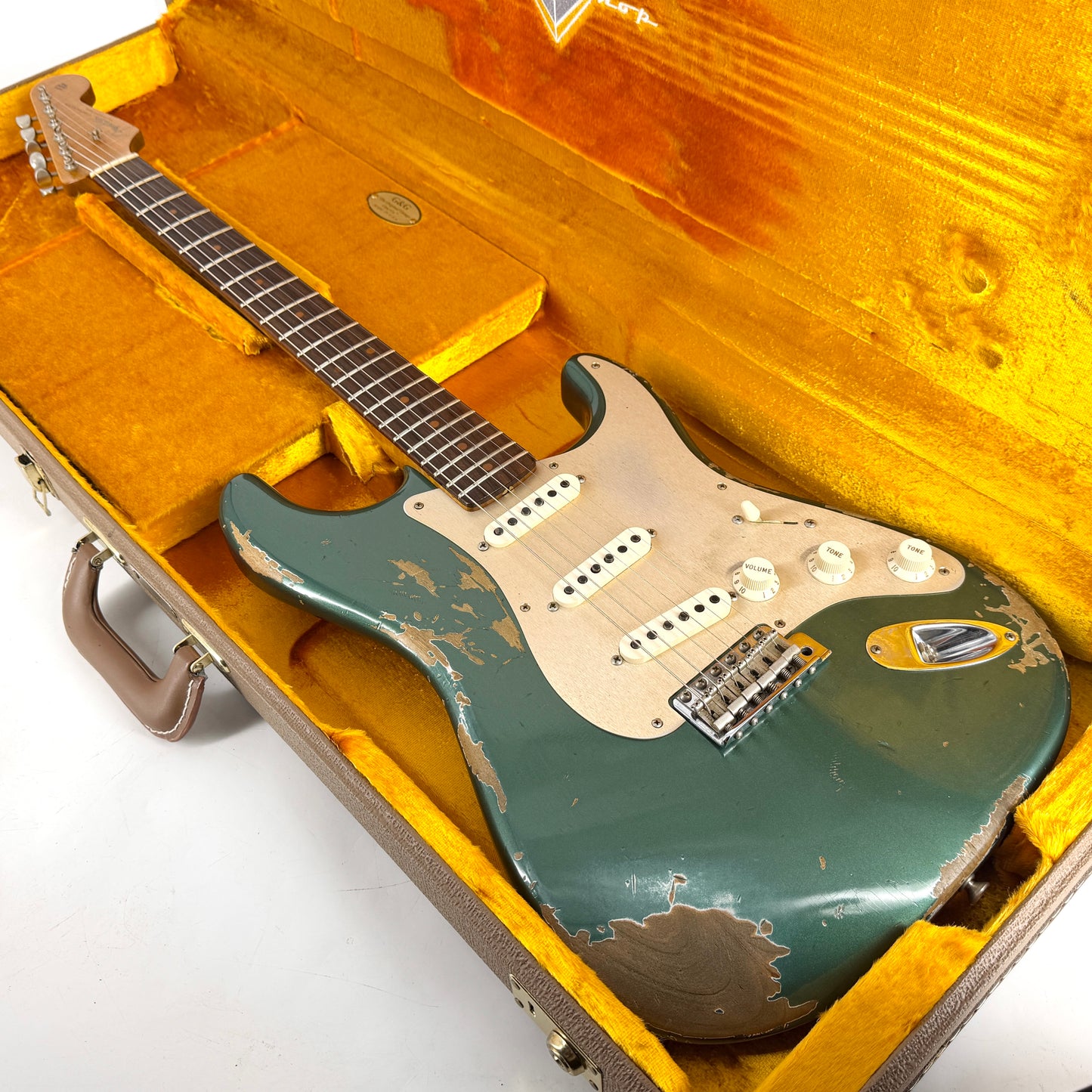 2017 Fender Custom Shop Limited Edition '59 Stratocaster Heavy Relic - Aged Sherwood Green Metallic