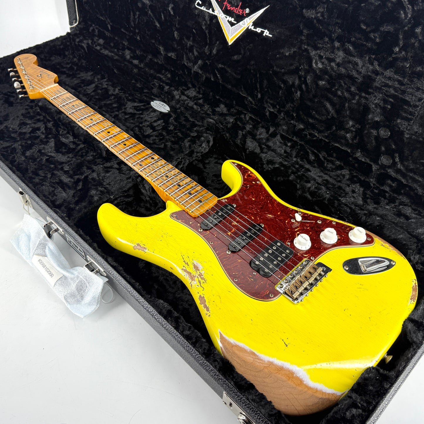2024 Fender Custom Shop ’62 Stratocaster HSS Heavy Relic - Graffiti Yellow