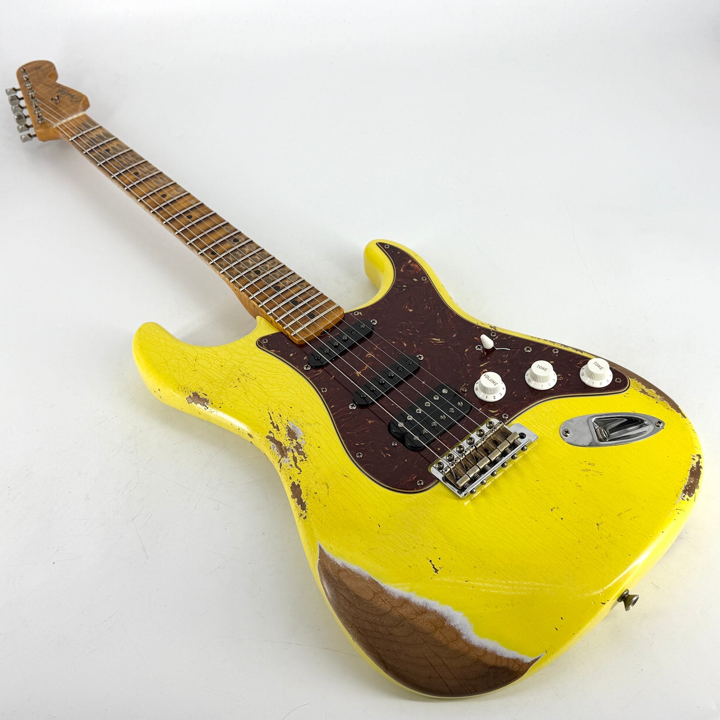 2024 Fender Custom Shop ’62 Stratocaster HSS Heavy Relic - Graffiti Yellow
