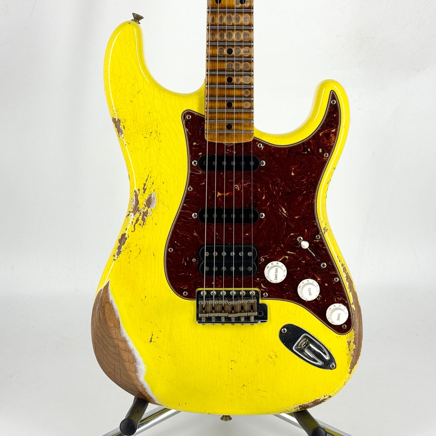 2024 Fender Custom Shop ’62 Stratocaster HSS Heavy Relic - Graffiti Yellow