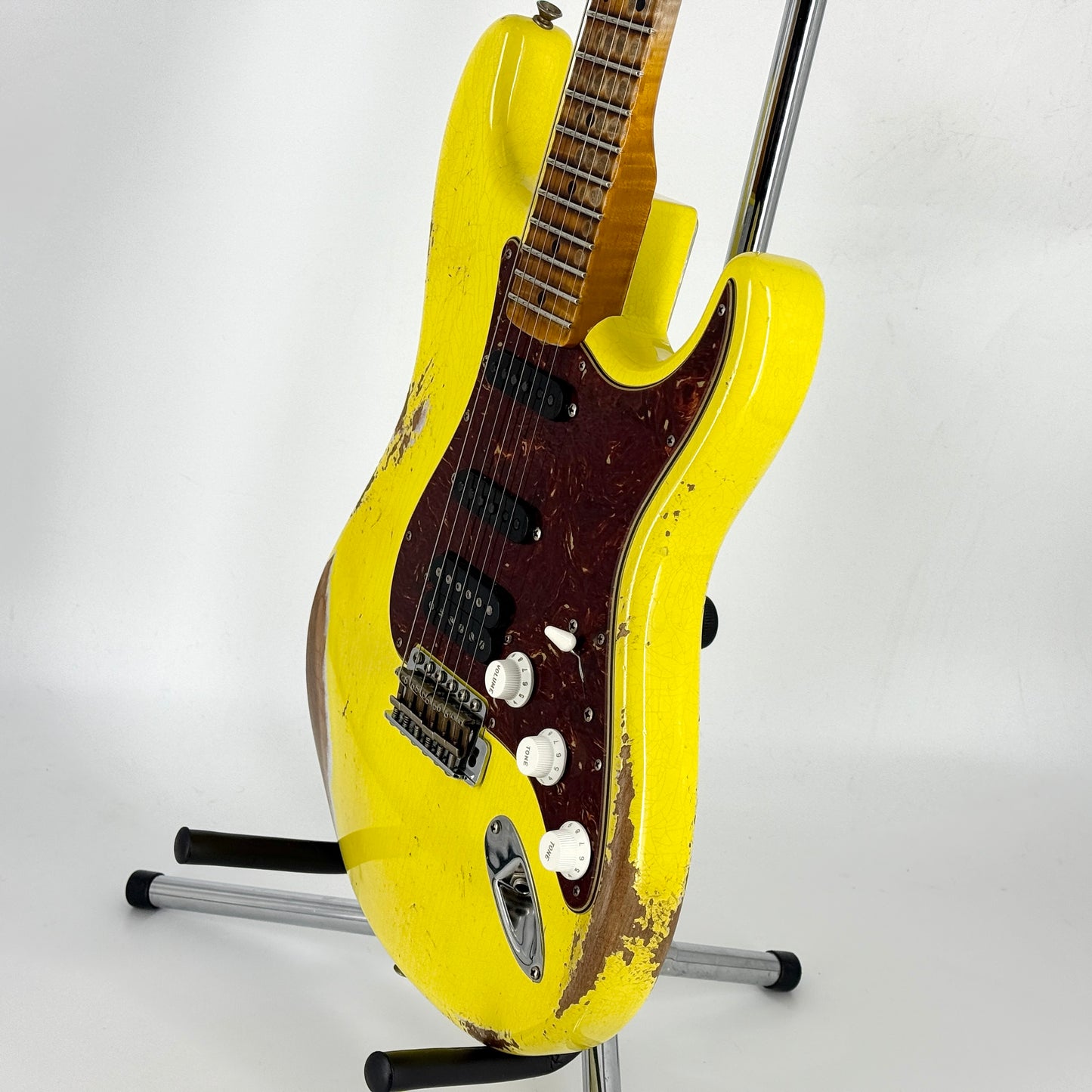 2024 Fender Custom Shop ’62 Stratocaster HSS Heavy Relic - Graffiti Yellow
