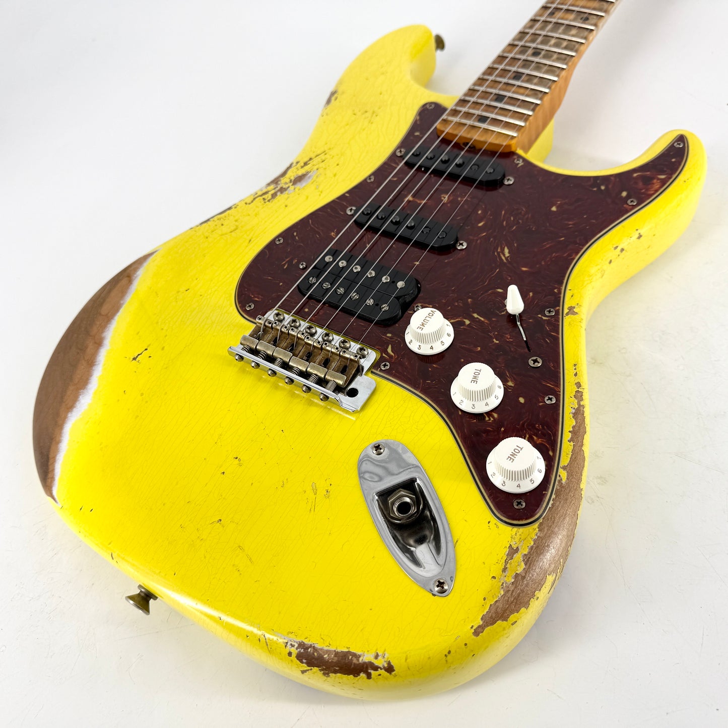 2024 Fender Custom Shop ’62 Stratocaster HSS Heavy Relic - Graffiti Yellow