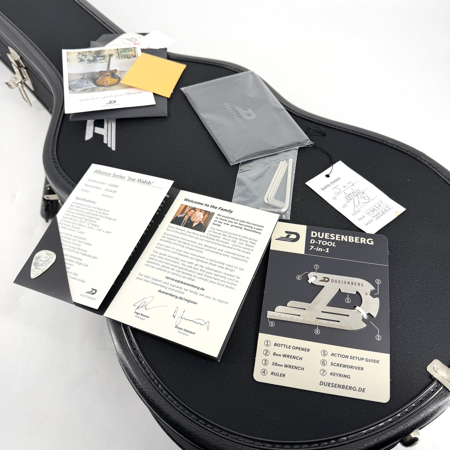 2020 Duesenberg Alliance Series Joe Walsh - Gold Burst