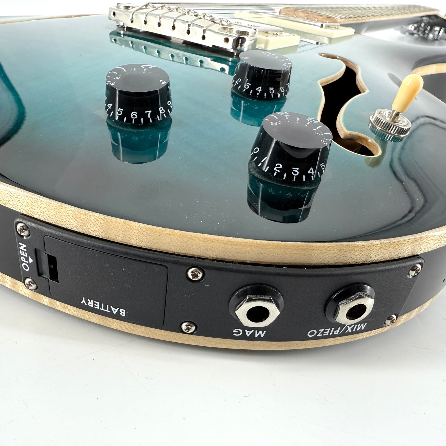 2022 PRS SE Hollowbody II Piezo - Peacock Blue
