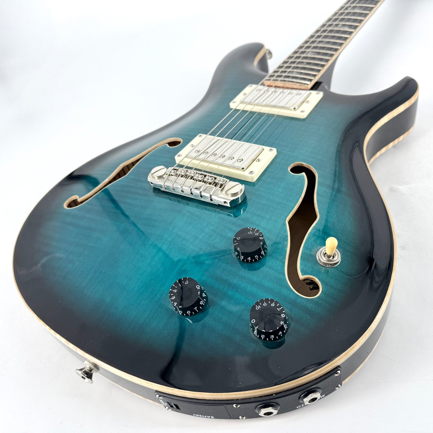 2022 PRS SE Hollowbody II Piezo - Peacock Blue