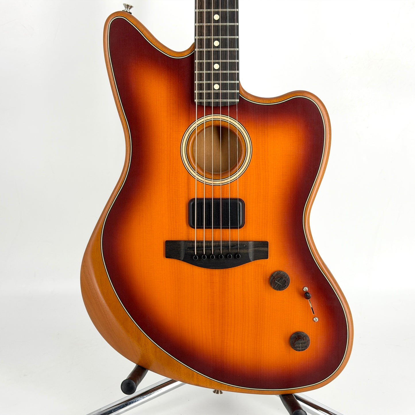 2021 Fender Acoustasonic Jazzmaster Acoustic/Electric - Tobacco Sunburst