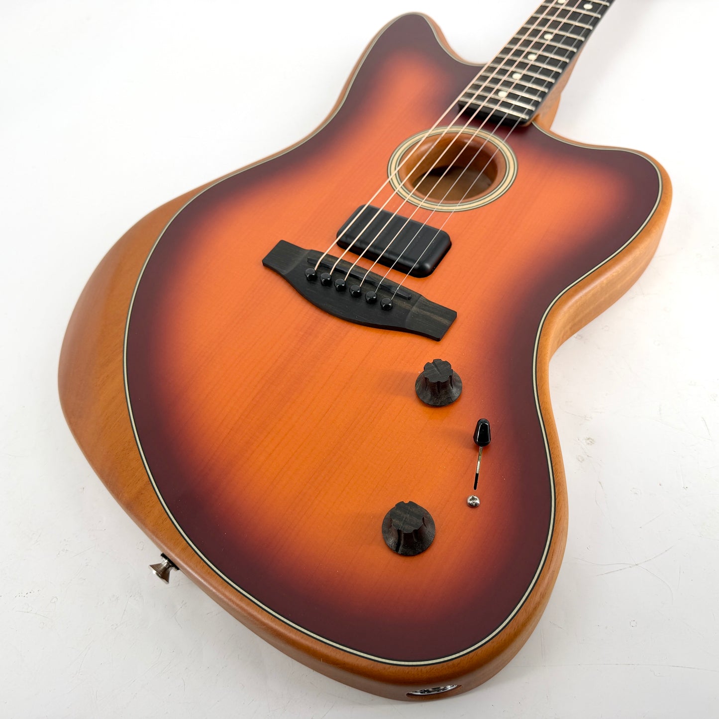2021 Fender Acoustasonic Jazzmaster Acoustic/Electric - Tobacco Sunburst