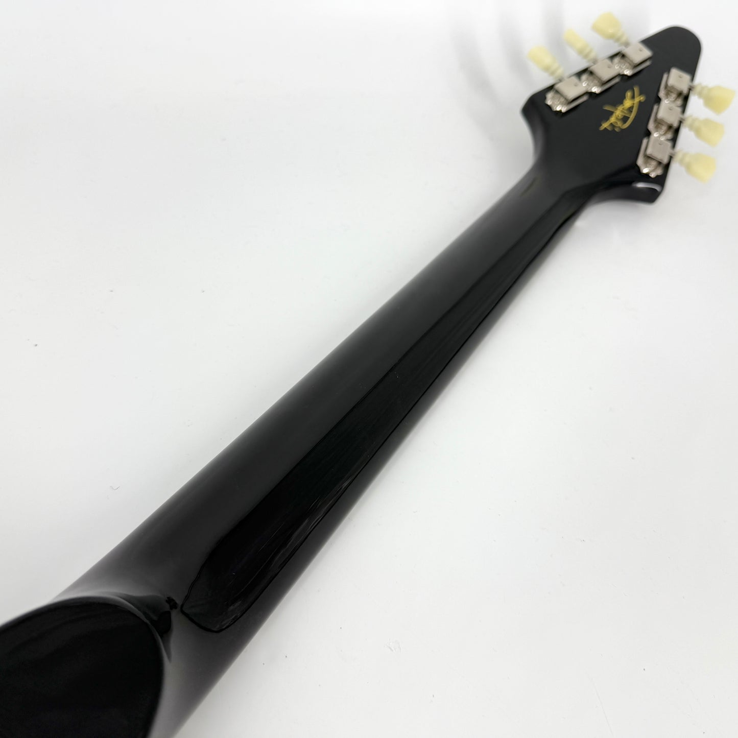 2024 Epiphone Inspired by Gibson Custom Jimi Hendrix Love Drops Flying V - Ebony