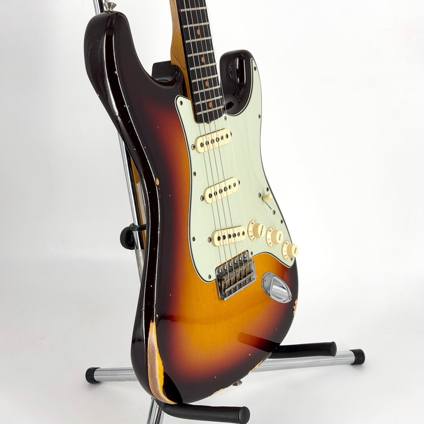2018 Fender Custom Shop 60 Stratocaster Relic – Chocolate 3 Tone Sunburst