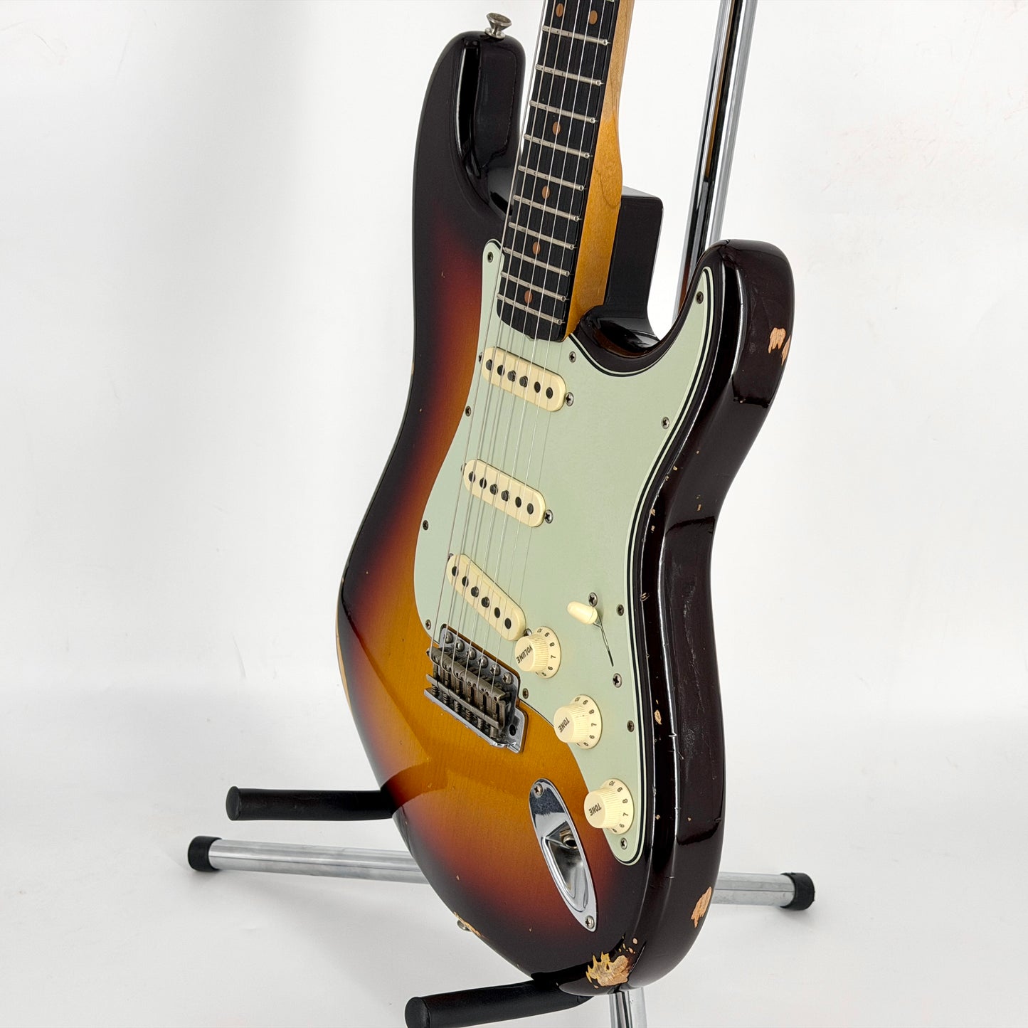 2018 Fender Custom Shop 60 Stratocaster Relic – Chocolate 3 Tone Sunburst