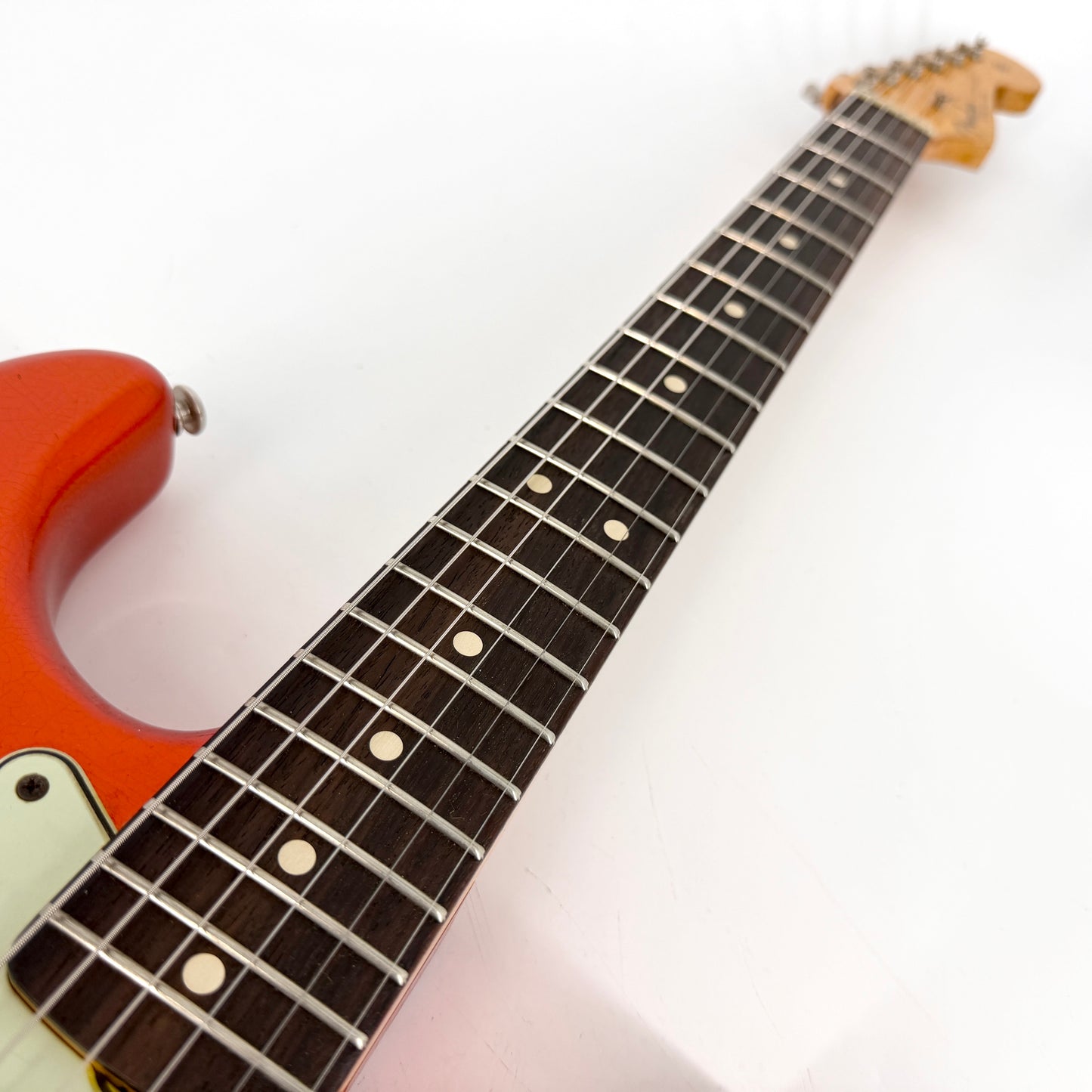 2018 Fender Custom Shop '63 Stratocaster Special Heavy Relic - Candy Tangerine over Sunburst