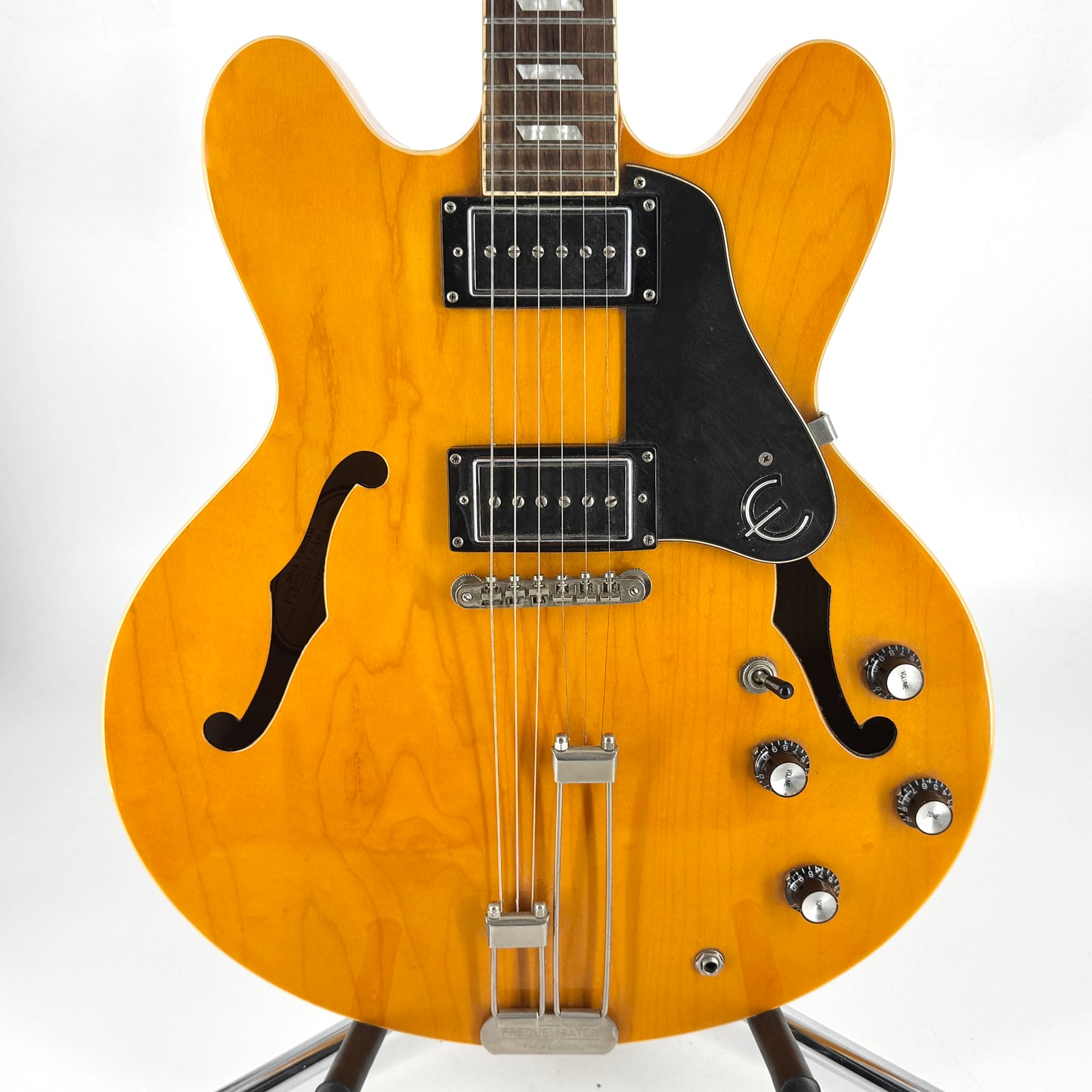 2011 Epiphone Nick Valensi Signature Riviera P94 – Antique Natural