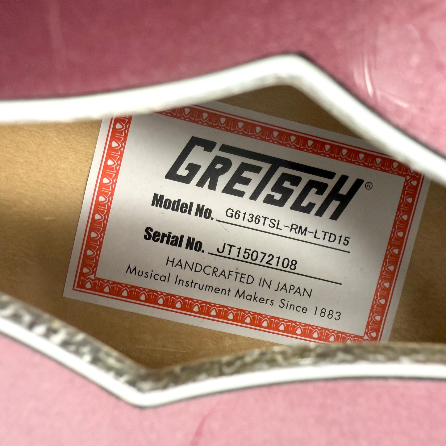 2015 Gretsch Falcon G6136T Limited Edition - Rose Metallic