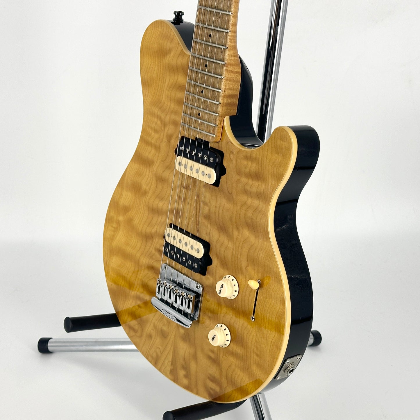 1999 Ernie Ball Music Man Axis Super Sport HH Hardtail - Translucent Gold