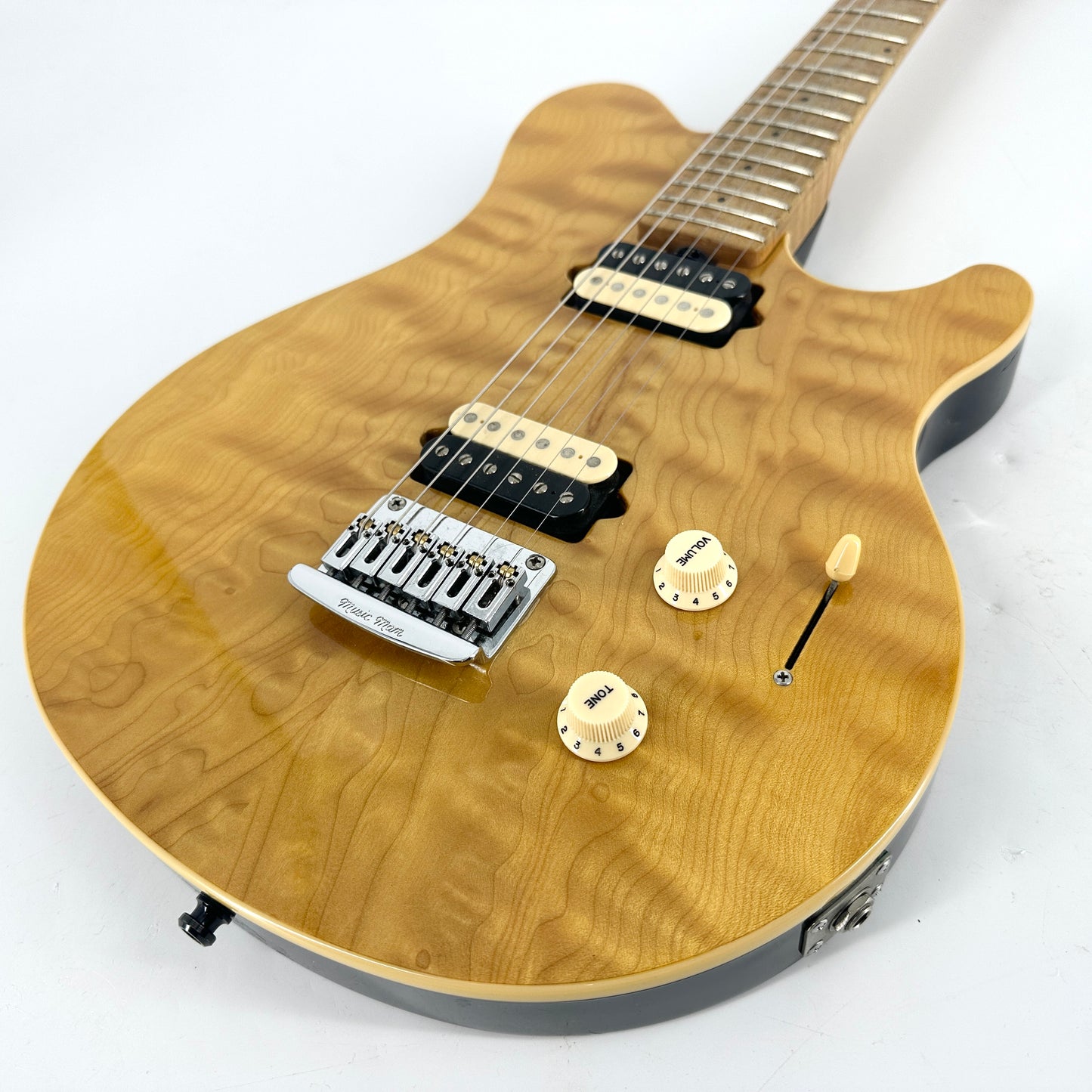 1999 Ernie Ball Music Man Axis Super Sport HH Hardtail - Translucent Gold
