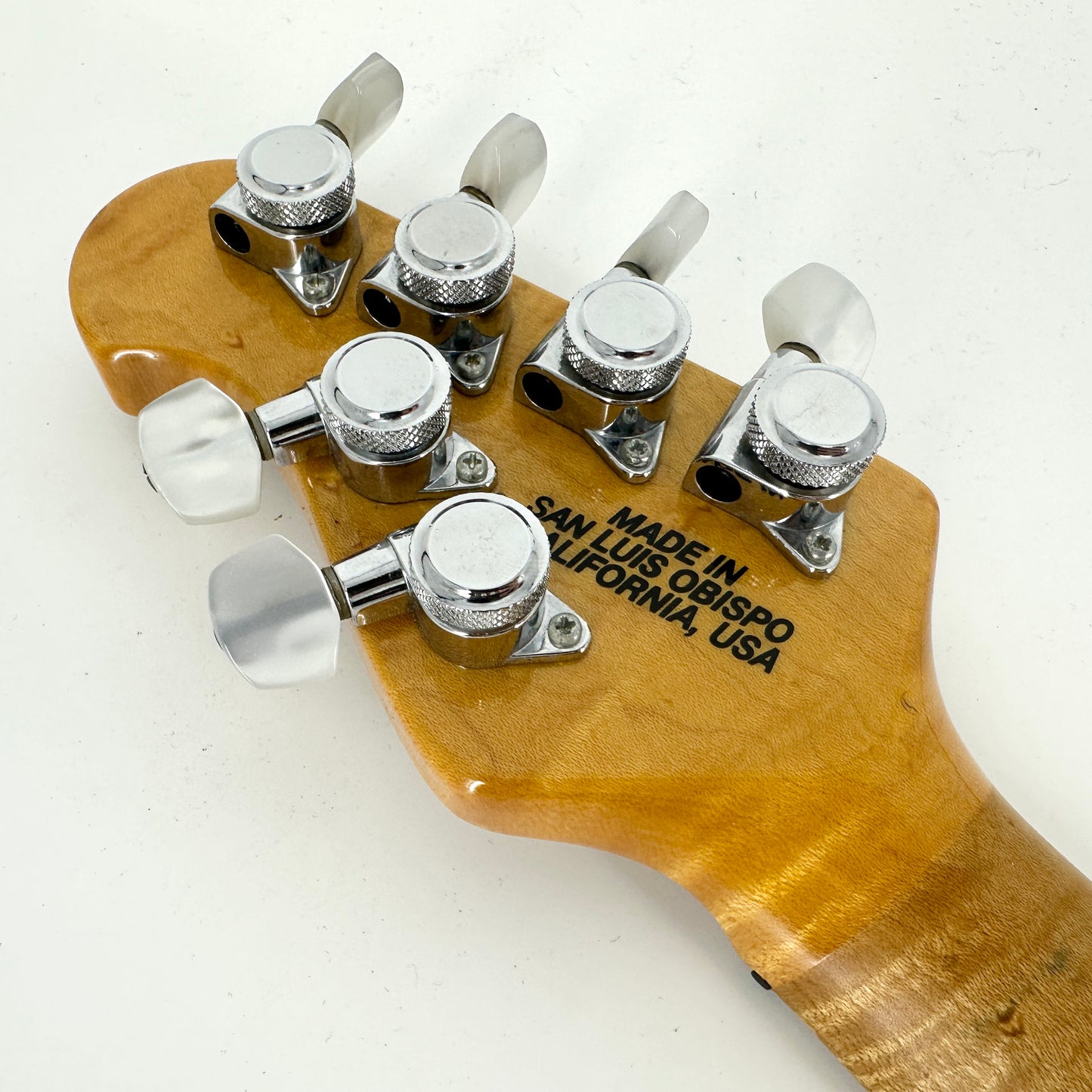 1999 Ernie Ball Music Man Axis Super Sport HH Hardtail - Translucent Gold