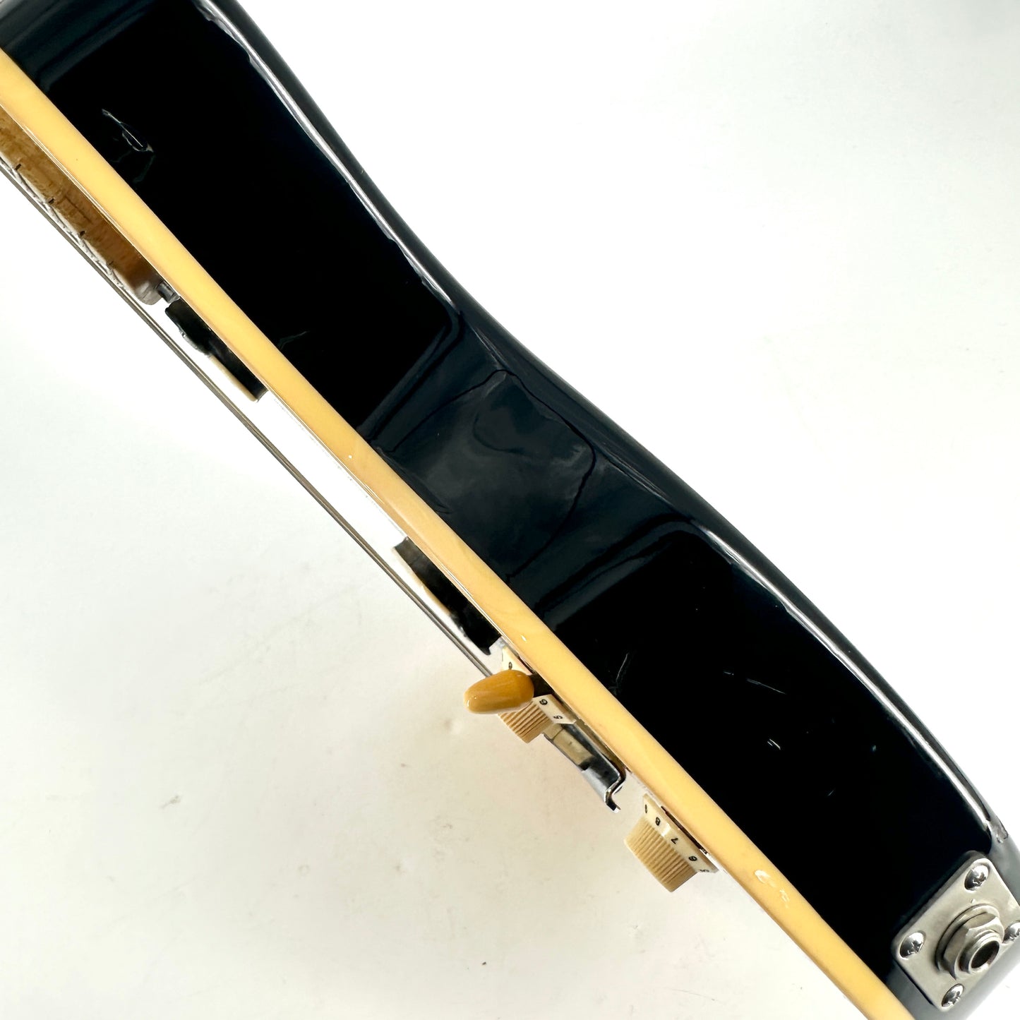 1999 Ernie Ball Music Man Axis Super Sport HH Hardtail - Translucent Gold