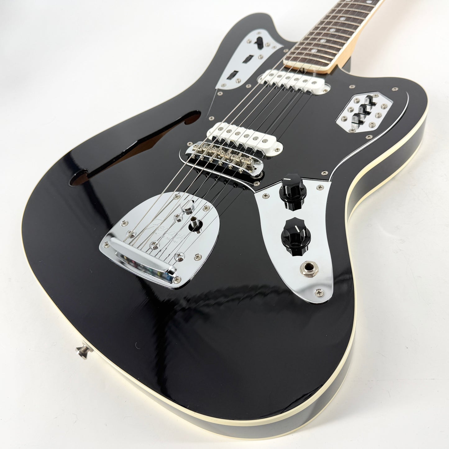 2012 Fender Japan Limited Edition Thinline Jaguar – Black