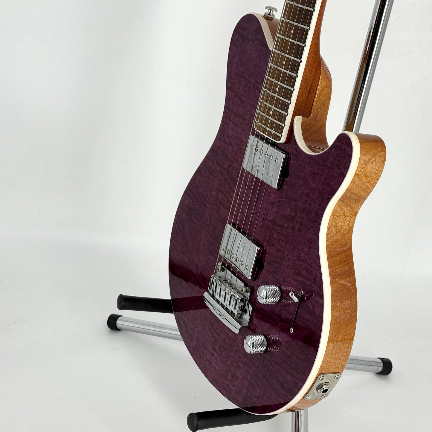 2018 Ernie Ball Music Man BFR Limited Edition Axis Super Sport HH Tremolo - Light Purple Quilt